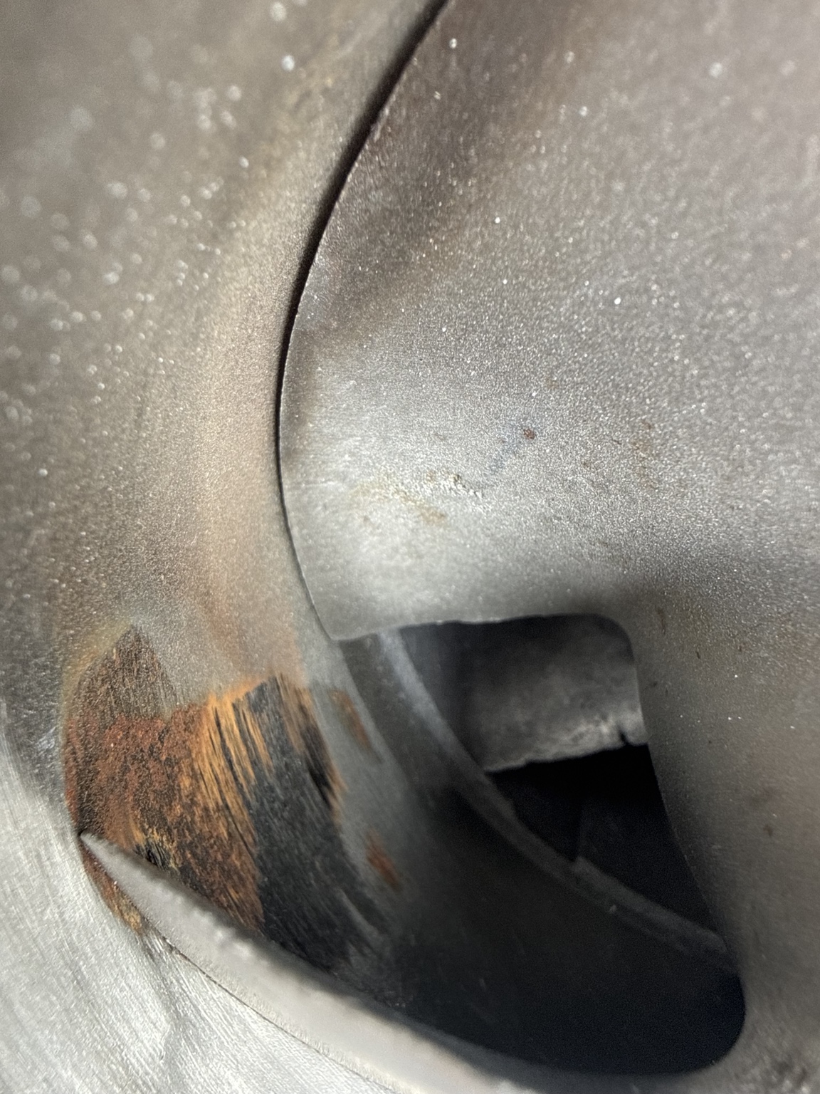 Corroded jet pump impeller